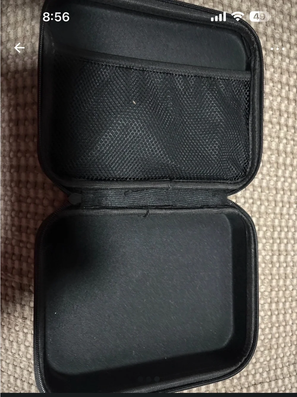 Black Protective Hard Shell Electronics Case